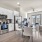 open concept home interior with ample lighting