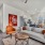 natural lighting brightens open living room