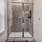 well lit walk-in shower